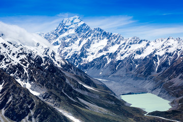 Majestic View of Mount Cook, New Zealand