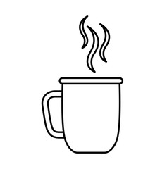 coffee cup drink isolated icon vector illustration design