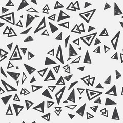 Seamless pattern with triangles