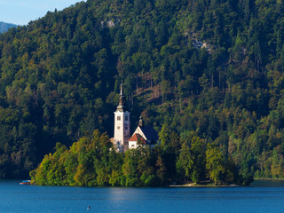  Bled island landscape,Slovenia