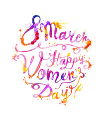 8 march. Happy Woman's Day!