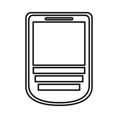 cellphone technology isolated icon vector illustration design