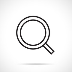 Simple Search Icon. Line art