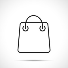 Shopping bag icon.