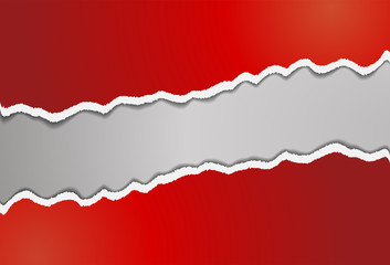 Torn paper. Abstract background. Blank poster. 