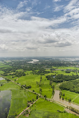 Obraz premium Thailand floods, Natural Disaster