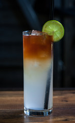 Dark and Stormy cocktail