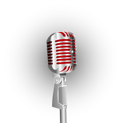 Vector illustration of isolated retro,