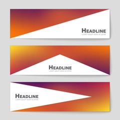 Fototapeta premium Abstract vector layout background set. For art template design, list, page, mockup brochure theme style, banner, idea, cover, booklet, print, flyer, book, blank, card, ad, sign, sheet,, a4.
