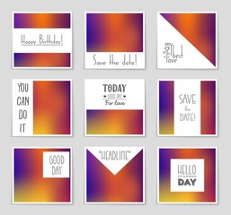 Abstract vector layout background set. For art template design, list, page, mockup brochure theme style, banner, idea, cover, booklet, print, flyer, book, blank, card, ad, sign, sheet,, a4.