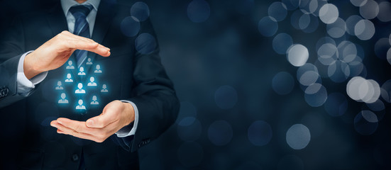 Customer care and manage human resources