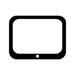tablet electronic device icon vector illustration design