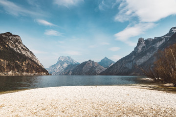 Shore of an austrian Lake