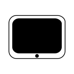 tablet electronic device icon vector illustration design