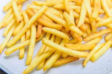 Close up of french fries