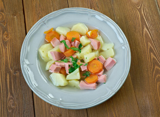 Finnish sausage soup