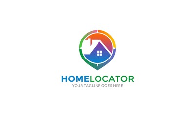 Home Locator - Real Estate Logo