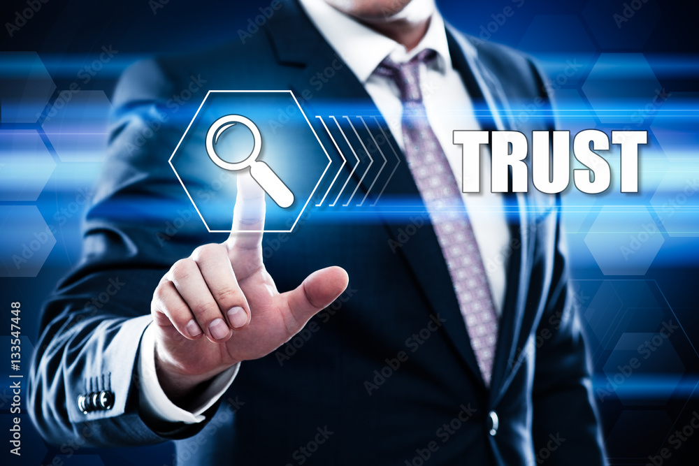 Poster business, technology, internet concept on hexagons and transparent honeycomb background. businessman