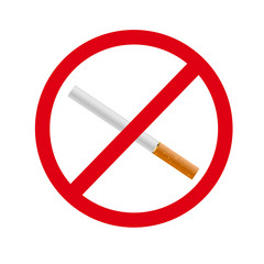 No smoking vector sign