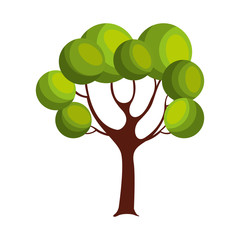 game tree isolated icon vector illustration design
