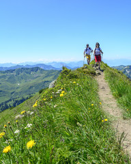 Obraz premium Bergtour im Sommer