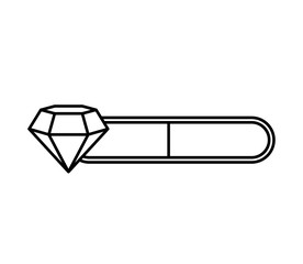 game diamond isolated icon vector illustration design