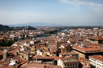 Fototapeta na wymiar View of the city Florence