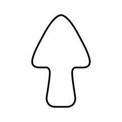 arrow up game icon vector illustration design