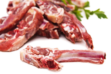 set of Lamb with parsley