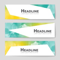 Fototapeta premium Abstract vector layout background set. For art template design, list, page, mockup brochure theme style, banner, idea, cover, booklet, print, flyer, book, blank, card, ad, sign, sheet,, a4.