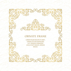 Vector decorative frame.