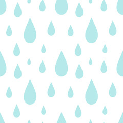 Rain seamless pattern