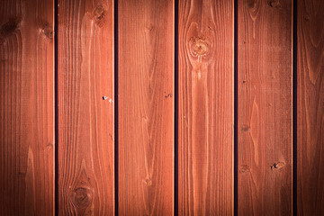 Fototapeta premium Old rustic dark brown wooden texture background. Natural vintage planks or board with scratches and cracks.