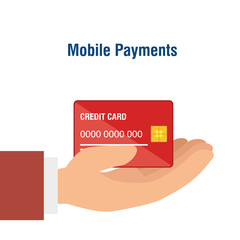 mobile payments concept icon vector illustration design