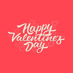 Happy Valentines Day lettering