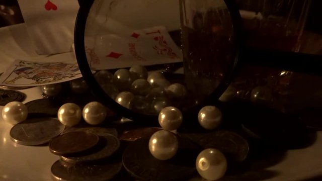 Coins and pearls