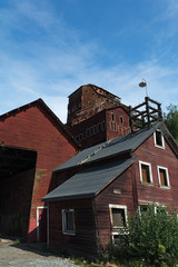 Fototapeta na wymiar Kennicott Mine Decaying Mill Buildings
