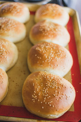 Homemade Vegan Hamburger Buns