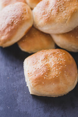 Homemade Vegan Hamburger Buns