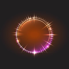 Energy abstract glow circles