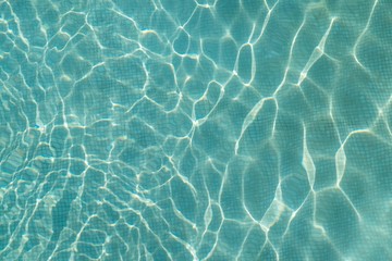 Texture water in a pool