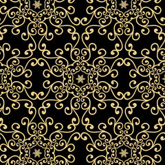 Vintage delicate lace ornament pattern