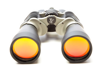 Binoculars Isolated On White