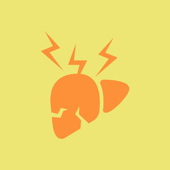 human organ liver, various symptoms of Malaria on the liver