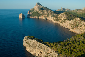 Panoramic view of Cabo de Formentor 