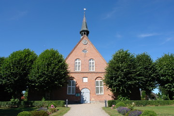 Kleine Kirche in Gelting in Schleswig Holstein