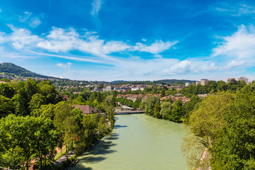Fototapeta premium Panoramic view of Bern