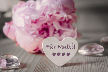 Für Mutti, Gratulation zum Muttertag