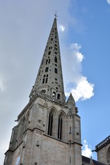 Fototapeta na wymiar Clocher de la cathédrale de Tréguier