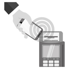 digital payment economy icon image vector illustration design 